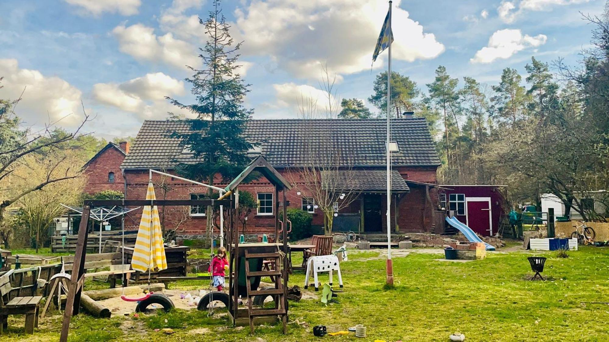 Ferienwohnung Schaeferhof, Die Natur Vor Der Haustuere Cottbus Esterno foto